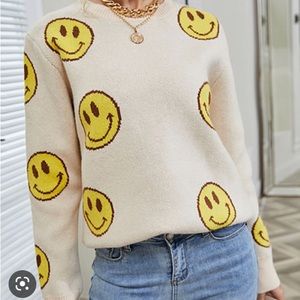 Womens smiley sweater